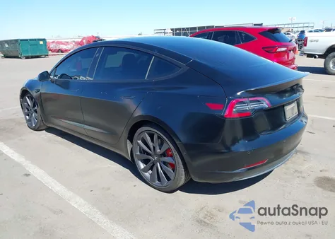 2020 Tesla Model 3 Performance Dual Motor All-Wheel Drive from USA, damaged, VIN 5YJ3E1EC9LF623548